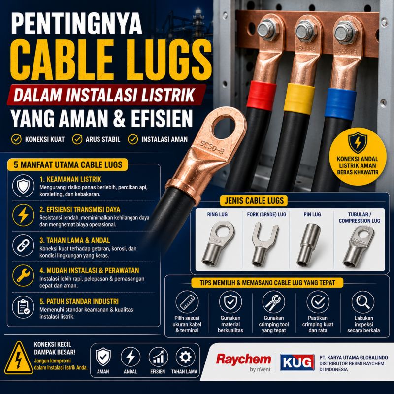 Pentingnya Cable Lugs dalam Instalasi Listrik yang Aman dan Efisien