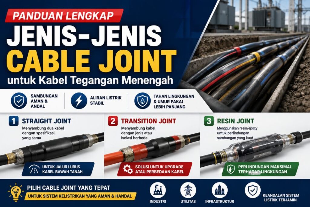 Jenis-Jenis Cable Joint untuk Kabel Tegangan Menengah
