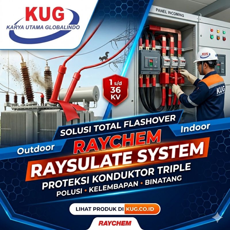 Mengatasi Risiko Flashover Tegangan Menengah dengan Raychem Raysulate System